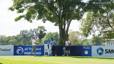 ภาพบรรยากาศการฝึกซ้อมก่อนวันแข่งขันรายการ 2023 ATGT Qualifying School Final Stage ณ สนามวอเตอร์มิลล์ กอล์ฟ คลับ แอนด์ รีสอร์ท