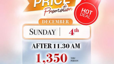 ออกรอบตามรอยโปรกับ Hot Price Promotion! สำหรับวันอาทิตย์ที่ 4 ธันวาคมนี้ ออกรอบหลัง 11.30 น. กรีนฟี+แคดดี้+รถกอล์ฟ ราคาเพียงท่านละ 1,350 บาทเท่านั้น!