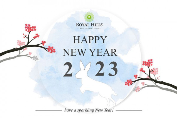 Royal Hills ROYAL HILLS GOLF RESORT SPA HAPPY NEW YEAR 2 23 23 have a sparkling New Year