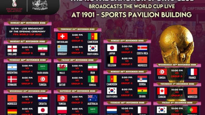 F&amp;B NEWS :: World Cup Live Broadcast at 1901