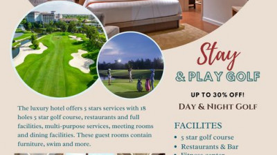 Stay &amp; Play is available, hotel guests can be enioyed Day &amp; Night golf at Summit Windmill Golf Club &amp; Residence Summit Windmill Golf Club &amp; Residence with special offer, contact reservation for more information. Call 02-3171717. ทั้งห้องพั