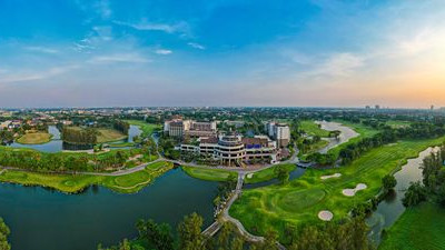 TOP VIEW of  SUMMIT WINDMILL GOLF CLUB ,EXCLUSIVE GOLF CLUB BY SUMMIT CORPORATION. Enjoy our 18 holes golf course both of Day &amp; Night Golf from Monday - Sunday. for more informayion,please contact 02-750-2112 or visit our website at www.summitwindmill