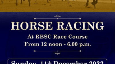 Horse racing in December