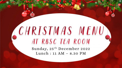 F&amp;B NEWS :: Christmas Menu at the RBSC Tea Room