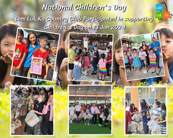 Lam Luk Ka Country Club nbsp 13 people child people smiling and Lam National Children s Day Luk Lam Luk Ka Country Club Participated in supporting Children Day on 13 Jan 2024 Ka DUNKIN