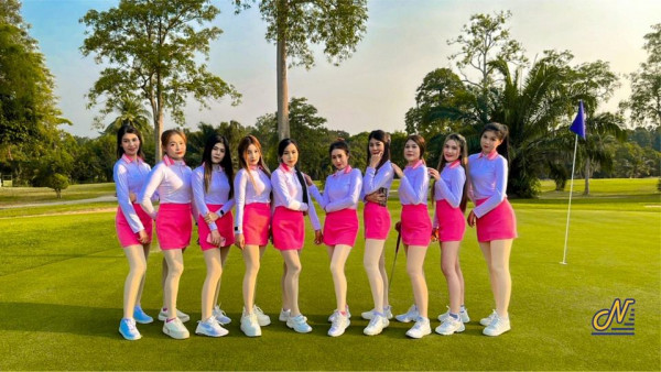 Nakhon Chaisri Golf Club nbsp 10 people people golfing golf course and text