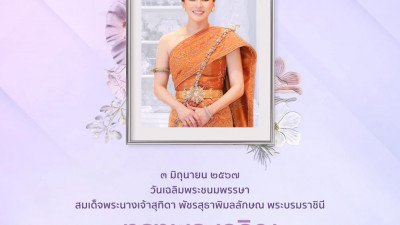 เนื่องในโอกาสวันเฉลิมพระชนมพรรษา