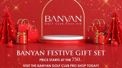 ’      !              ?  Banyan Golf Club offers the the perfect festive gift sets for the special ones on your shopping list. Enjoy our amazing gift sets with the selection of Banyan logo items, ideal for any golfer or none golfer alike, why not pick one