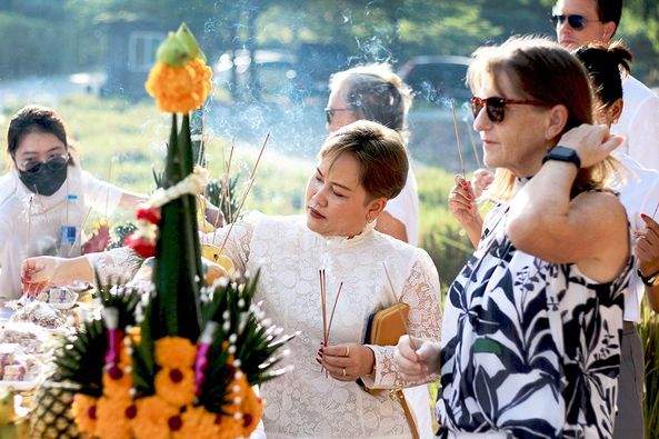 Banyan Golf Club Hua Hin 4 people people standing flower and outdoors