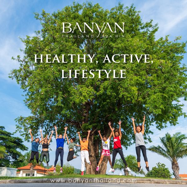 Banyan Golf Club Hua Hin 8 people people standing tree outdoors and text