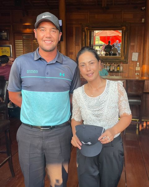 Banyan Golf Club Hua Hin 3 people and people standing