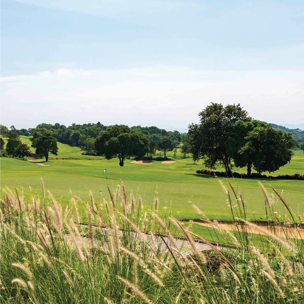 Banyan Golf Club Hua Hin 1 person golfing and golf course