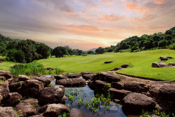 Banyan Golf Club Hua Hin golf nature golf course twilight and grass