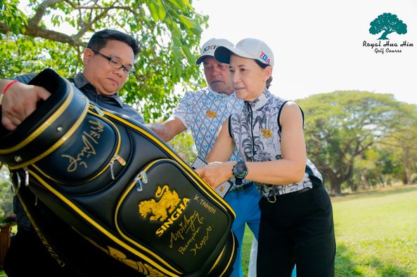 Royal Hua Hin Golf Course nbsp 3 people people golfing golf course and TG Royal Hua Hin Golf Course SINGHA TANNIN