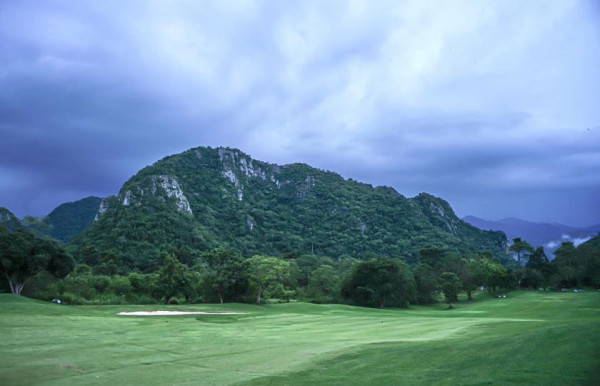 Khao Yai Country Club golf twilight grass and golf course