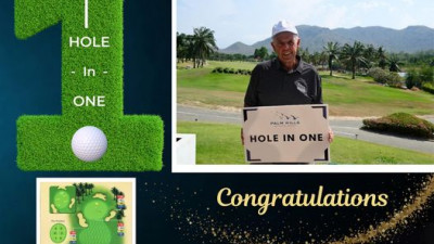 𝗪𝗵𝗮𝘁 𝗮 𝗴𝗿𝗲𝗮𝘁 𝗱𝗮𝘆 𝗳𝗼𝗿 𝗠𝗿. 𝗣𝗶𝗲𝘁𝗲𝗿 𝗘𝗯𝗲𝗿𝗹𝗲, our hole in one winner on hole 11 Par 3 , 139 yard at 𝗣𝗮𝗹𝗺 𝗛𝗶𝗹𝗹𝘀 𝗚𝗼𝗹𝗳 𝗖𝗹𝘂𝗯 &amp; 𝗥𝗲𝘀𝗶𝗱𝗲𝗻𝗰𝗲.