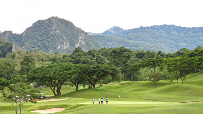 Happy tee off at Khao Yai Country Club