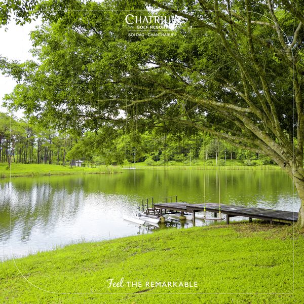 Chatrium Golf Resort Soi Dao Chanthaburi grass body of water nature and tree