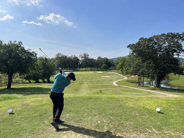 Plutaluang Navy Golf Course 1 person grass and golf course