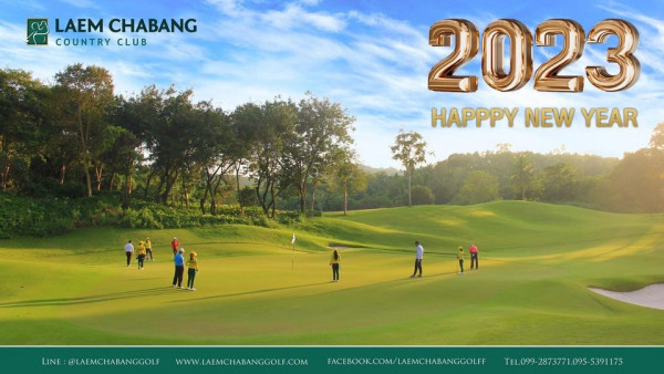 Laem Chabang International Country Club 9 people golf course grass and text