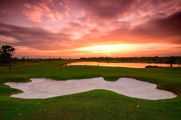 Siam Country Club nature golf course and grass