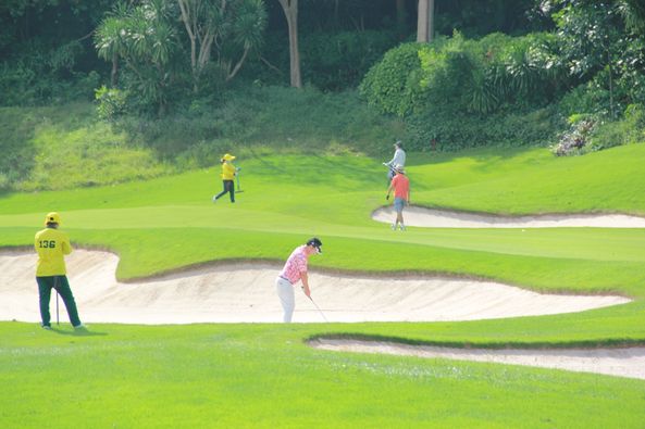 Laem Chabang International Country Club 4 people people playing sports nature grass and golf course