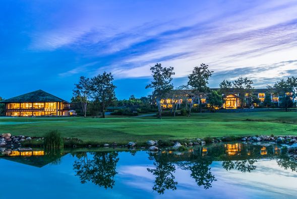 Chatrium Golf Resort Soi Dao Chanthaburi twilight nature and sky