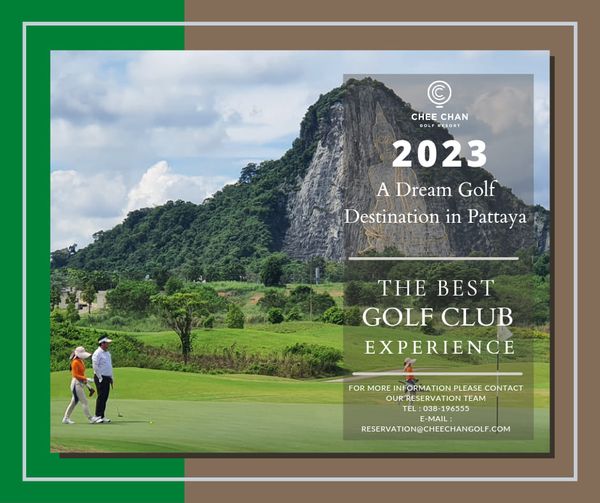 Chee Chan Golf 3 people and CHEE CHAN BOLF RESORT 2023 A Dream Golf Destination in Pattaya THE BEST GOLF CLUB EXPERIENCE FOR MORE INFORMATION PLEASE CONTACT OURRESERVATION TEAM TEL 038 196555 E MAIL RESERVATION CHEECHANGOLF COM