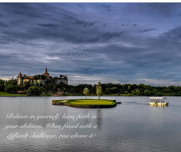 Amata Spring Country Club nbsp golf course nature lake and Believe inyourself have faith in your abilities wh When faced with a difficult challenge rise above it