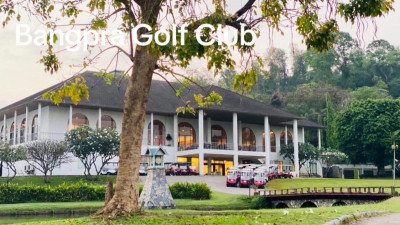 Legend of glass green at Bangpra Golf club,