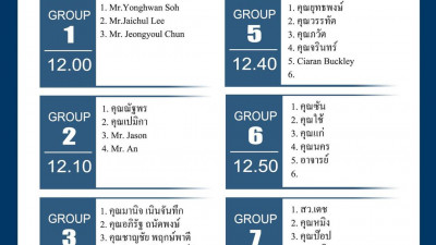 Pairing งานแข่งขันกอล์ฟ 𝗦𝗶𝗻𝗴𝗵𝗮 𝗔𝗺𝗮𝘇𝗶𝗻𝗴 𝗧𝗵𝗮𝗶𝗹𝗮𝗻𝗱 𝗣𝗮𝘁𝘁𝗮𝘆𝗮 𝗚𝗼𝗹𝗳 𝗙𝗲𝘀𝘁𝗶𝘃𝗮𝗹 𝟮𝟬𝟮𝟰 รอบที่ 1 วันเสาร์ที่ 1 มิถุนายน 2567