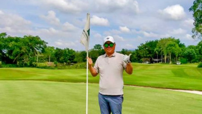 Congratulations to Mr.Lee Jong Chul on his hole-in-one at Hole 7 , Mountain course , 165 yards with Iron 5 Cheers