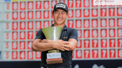 Congratulations on a big Win, Gunn Charoenkul at All Thailand Golf Tour Singha Championship 2022