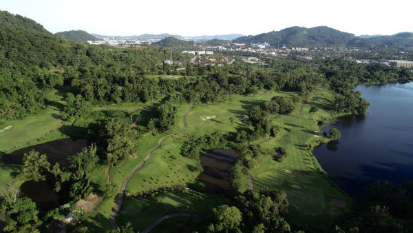 Red Mountain Golf Club Phuket Thailand nature tree and grass