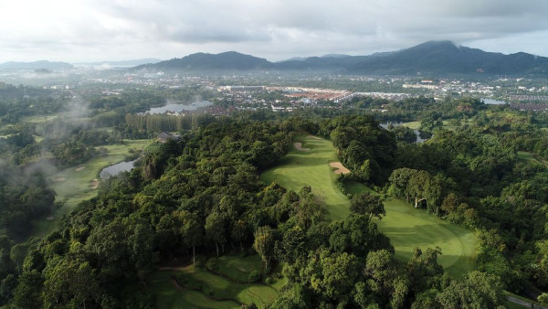 Red Mountain Golf Club Phuket Thailand grass golf course and nature