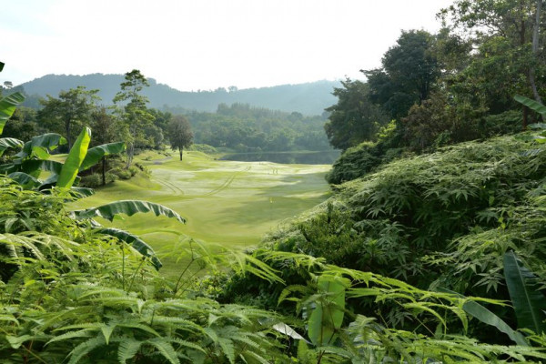 Red Mountain Golf Club Phuket Thailand golf course grass and nature