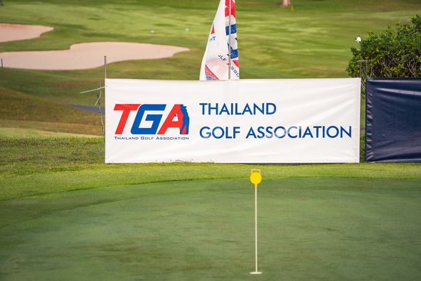 Blue Canyon Country Club golf course grass and HT TGA THAILAND THAILAND GOLF ASSOCIATION GOLF ASSOCIATION