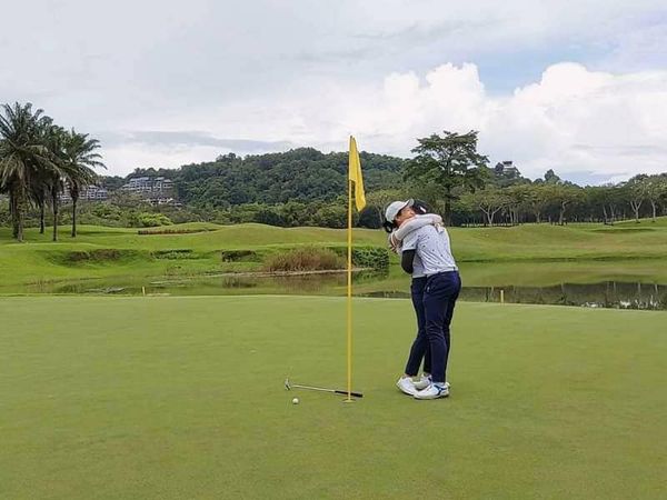 Blue Canyon Country Club 1 person playing a sport grass nature and golf course