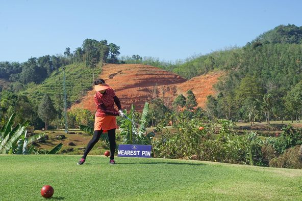 Katathong Golf Resort amp Spa 1 person standing grass golf course and NEAREST PIN