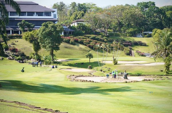 Blue Canyon Country Club 9 people grass and golf course