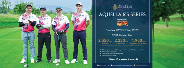 Aquella Golf amp Country Club 4 people people golfing golf course and text