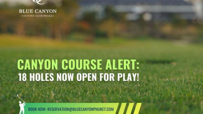 Grab your clubs,  the renewed 18-hole championship Canyon Course is now open!