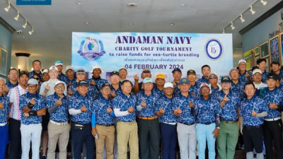 Celebrate the unforgettable moments from the Andaman Navy Charity Golf Tournament held on February 4th, 2024. With over 160 golfers and support from more than 20 sponsoring companies, we came together to protect sea turtles and preserve their habitats. A 