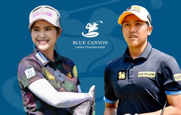 Blue Canyon Country Club nbsp 2 people people golfing and Volvik Group BLUE CANYON Ladies Championship TakasaGOl SINO KB KB J LIN J LINDE