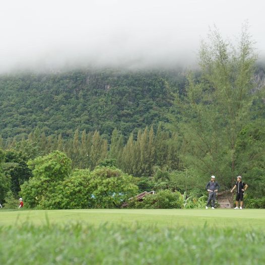 Mida Golf Club Kanchanaburi 3 people people golfing and golf course